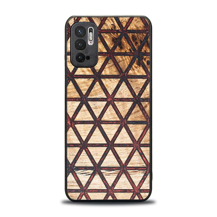 Xiaomi REDMI NOTE 10 5G Handyhülle aus Harz und Holz - Synergy#F22