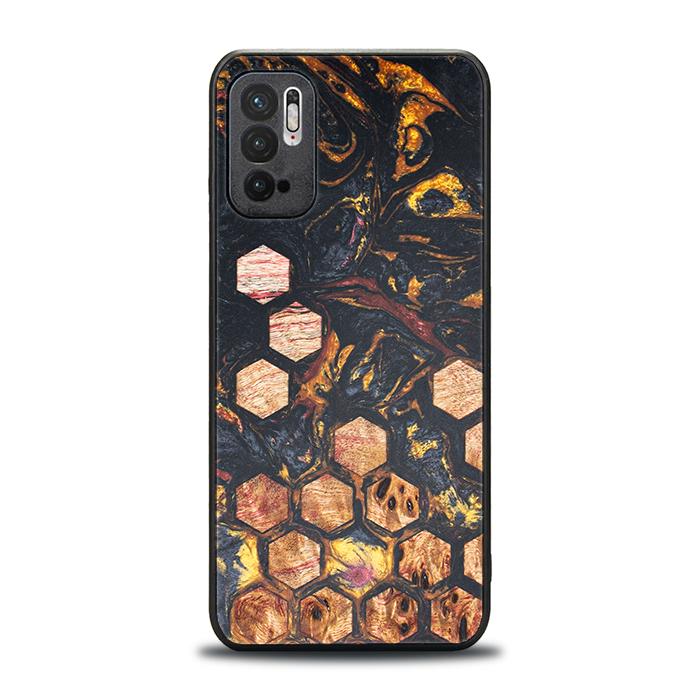 Xiaomi REDMI NOTE 10 5G Handyhülle aus Harz und Holz - Synergy#F26