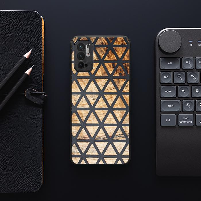Xiaomi REDMI NOTE 10 5G Handyhülle aus Harz und Holz - Synergy#F29