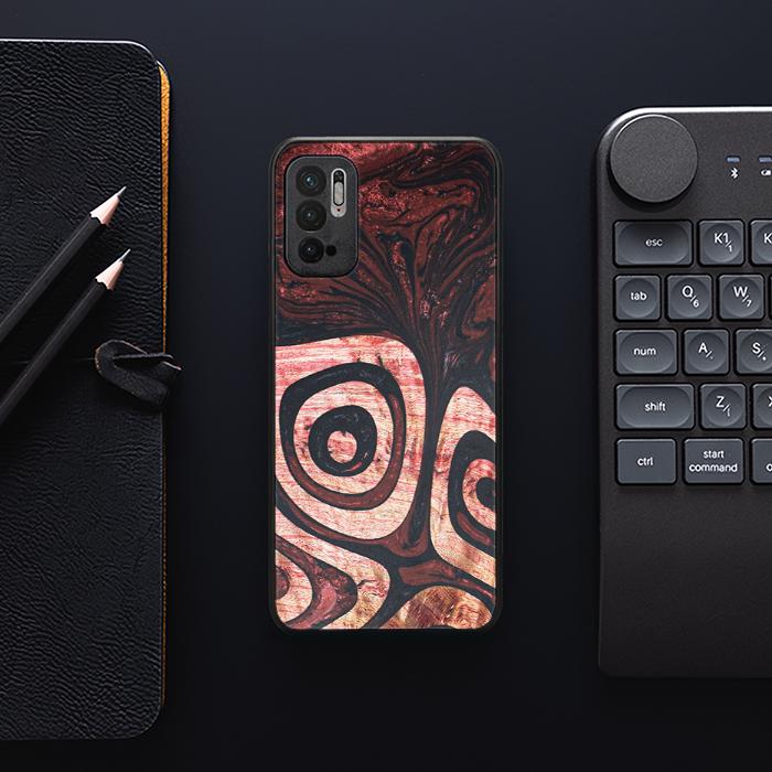 Xiaomi REDMI NOTE 10 5G Handyhülle aus Harz und Holz - Synergy#F32