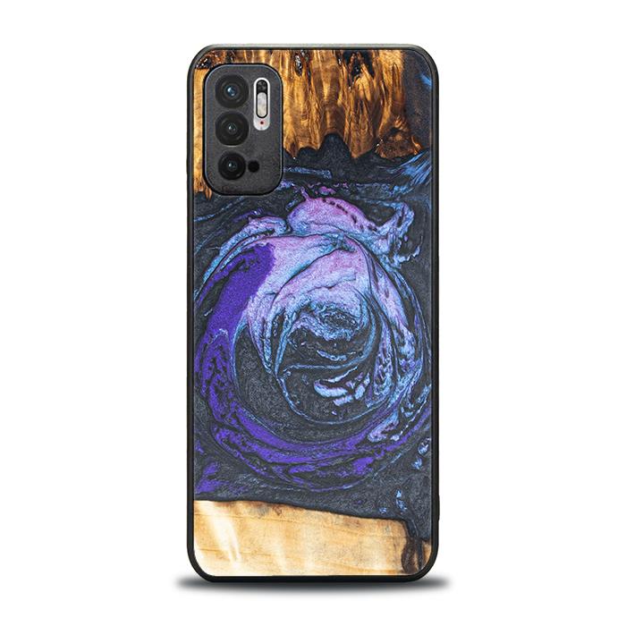 Xiaomi REDMI NOTE 10 5G Handyhülle aus Harz und Holz - Synergy#F34