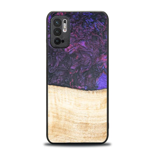 Xiaomi REDMI NOTE 10 5G Handyhülle aus Harz und Holz - Synergy#F4