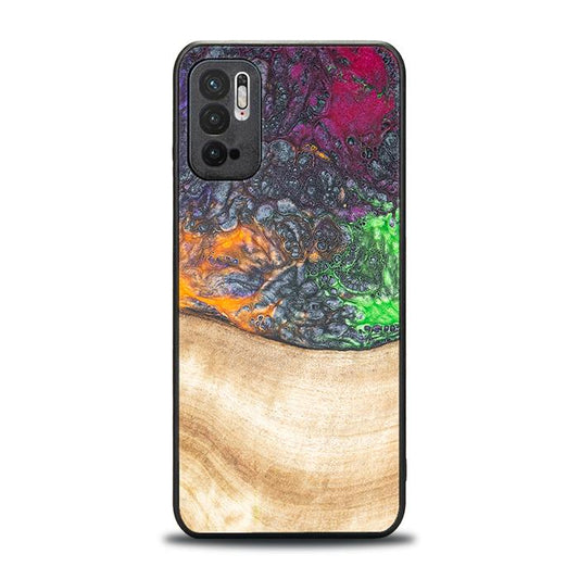 Xiaomi REDMI NOTE 10 5G Handyhülle aus Harz und Holz - Synergy#F6