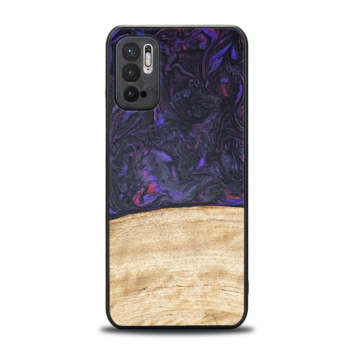 Xiaomi REDMI NOTE 10 5G Handyhülle aus Harz und Holz - Synergy#F7