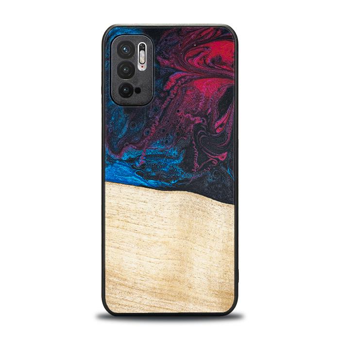 Xiaomi REDMI NOTE 10 5G Handyhülle aus Harz und Holz - Synergy#F9