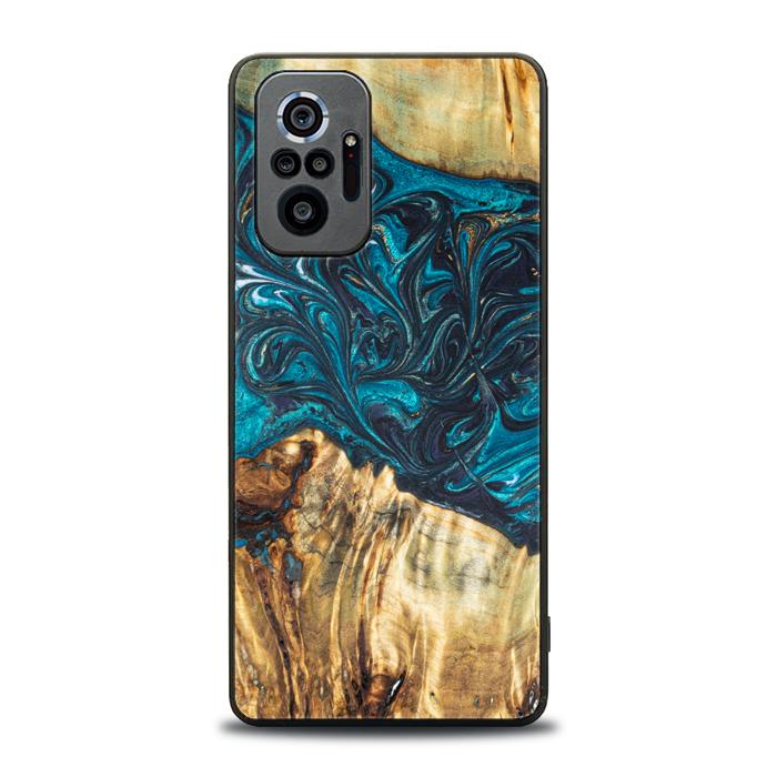 Xiaomi REDMI NOTE 10 Pro Handyhülle aus Harz und Holz - Synergy#E12