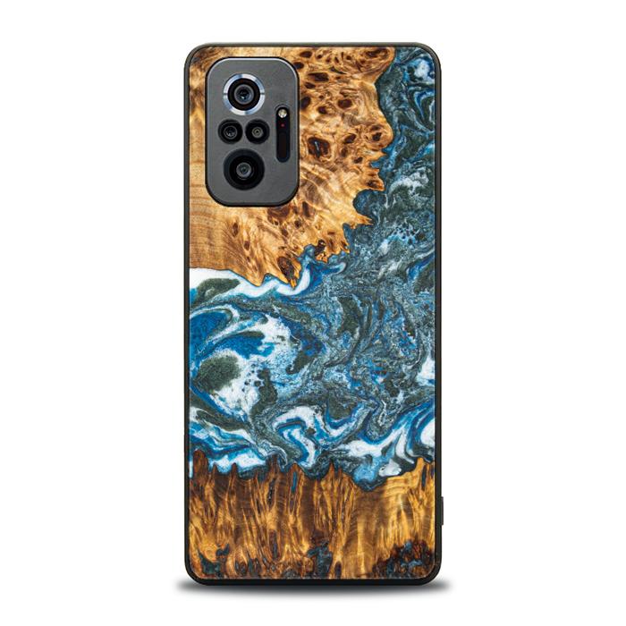 Xiaomi REDMI NOTE 10 Pro Handyhülle aus Harz und Holz - Synergy#E17