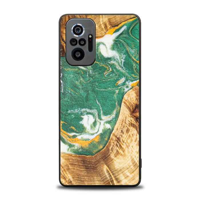 Xiaomi REDMI NOTE 10 Pro Resin & Wood Phone Case - Synergy#E20