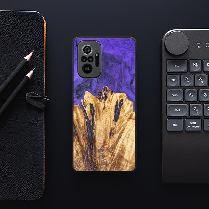 Xiaomi REDMI NOTE 10 Pro Resin & Wood Phone Case - Synergy#E22