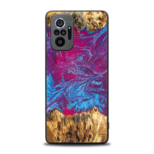 Xiaomi REDMI NOTE 10 Pro Resin & Wood Phone Case - Synergy#E3