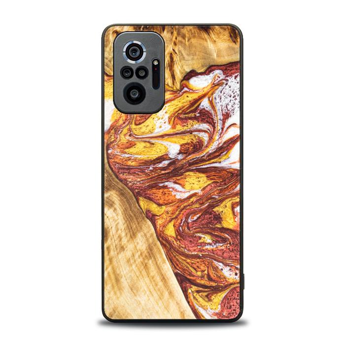 Xiaomi REDMI NOTE 10 Pro Handyhülle aus Harz und Holz - Synergy#E4