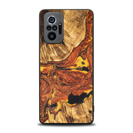 Xiaomi REDMI NOTE 10 Pro Handyhülle aus Harz und Holz - Synergy#E6