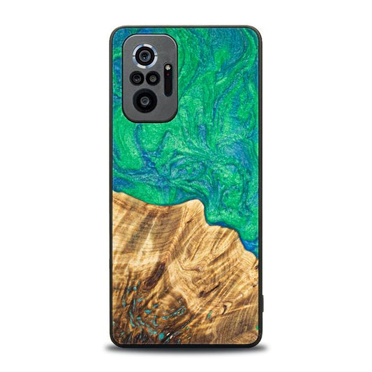 Xiaomi REDMI NOTE 10 Pro Resin & Wood Phone Case - Synergy#E8