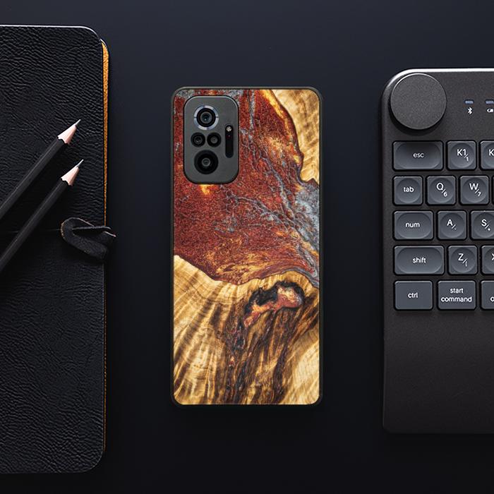 Xiaomi REDMI NOTE 10 Pro Resin & Wood Phone Case - Synergy#E9