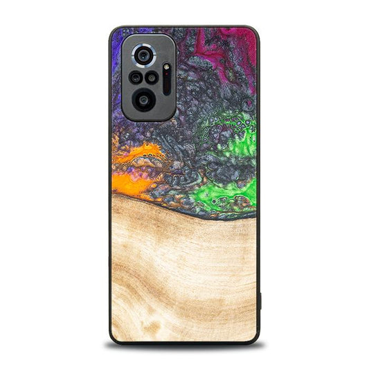 Xiaomi REDMI NOTE 10 Pro Handyhülle aus Harz und Holz - Synergy#F1