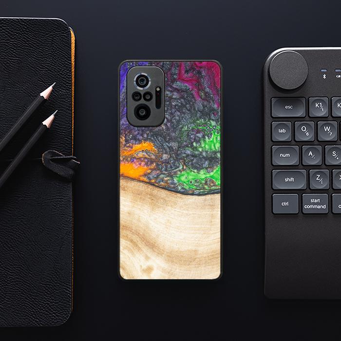 Xiaomi REDMI NOTE 10 Pro Handyhülle aus Harz und Holz - Synergy#F1