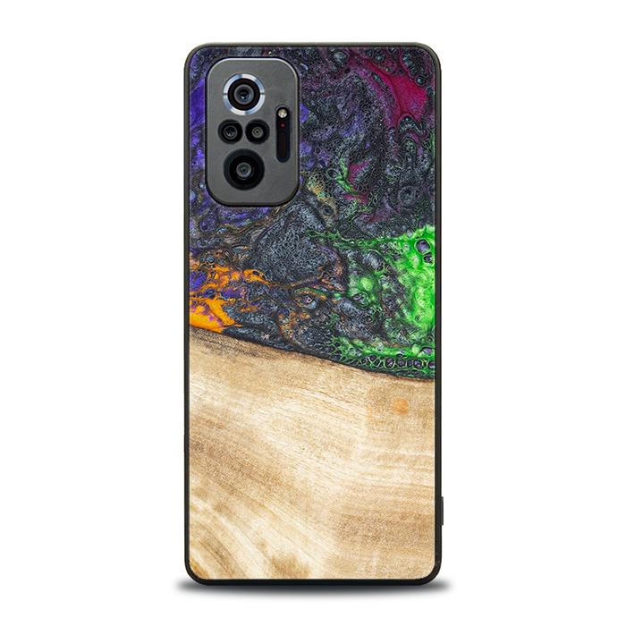 Xiaomi REDMI NOTE 10 Pro Handyhülle aus Harz und Holz - Synergy#F10