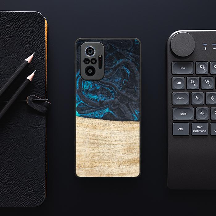 Xiaomi REDMI NOTE 10 Pro Handyhülle aus Harz und Holz - Synergy#F13