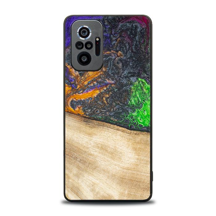 Xiaomi REDMI NOTE 10 Pro Handyhülle aus Harz und Holz - Synergy#F15