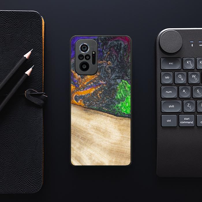 Xiaomi REDMI NOTE 10 Pro Handyhülle aus Harz und Holz - Synergy#F15
