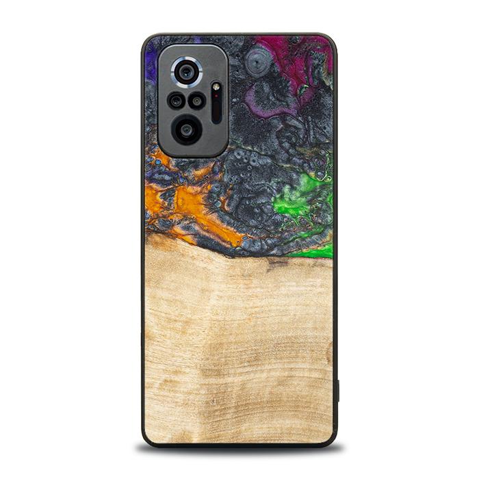 Xiaomi REDMI NOTE 10 Pro Handyhülle aus Harz und Holz - Synergy#F16