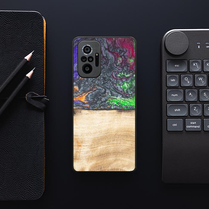 Xiaomi REDMI NOTE 10 Pro Handyhülle aus Harz und Holz - Synergy#F2