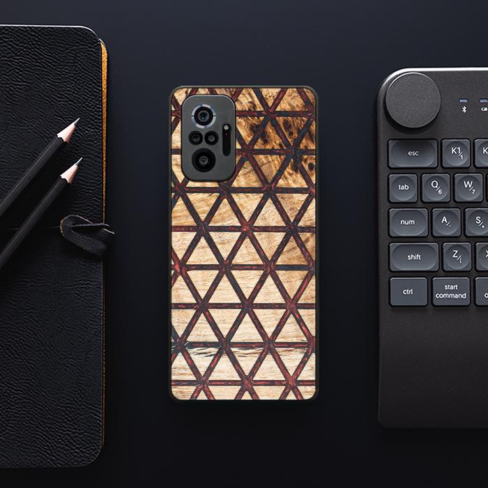 Xiaomi REDMI NOTE 10 Pro Handyhülle aus Harz und Holz - Synergy#F22