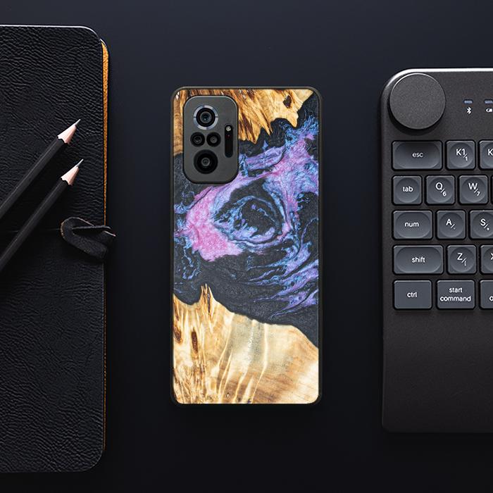 Xiaomi REDMI NOTE 10 Pro Handyhülle aus Harz und Holz - Synergy#F25