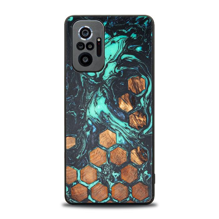 Xiaomi REDMI NOTE 10 Pro Handyhülle aus Harz und Holz - Synergy#F28