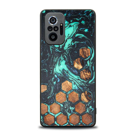 Xiaomi REDMI NOTE 10 Pro Handyhülle aus Harz und Holz - Synergy#F28