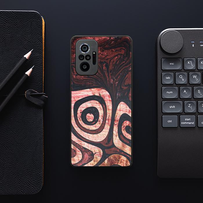 Xiaomi REDMI NOTE 10 Pro Handyhülle aus Harz und Holz - Synergy#F32