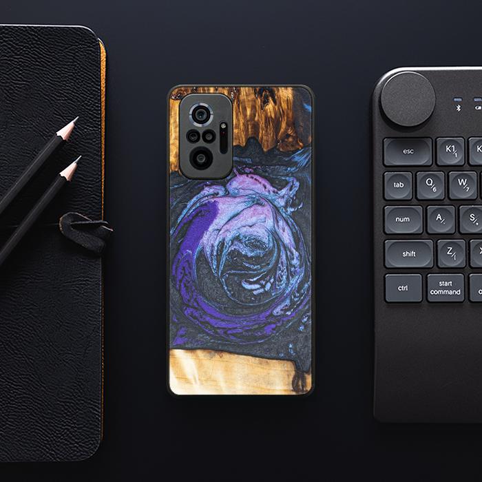 Xiaomi REDMI NOTE 10 Pro Handyhülle aus Harz und Holz - Synergy#F34