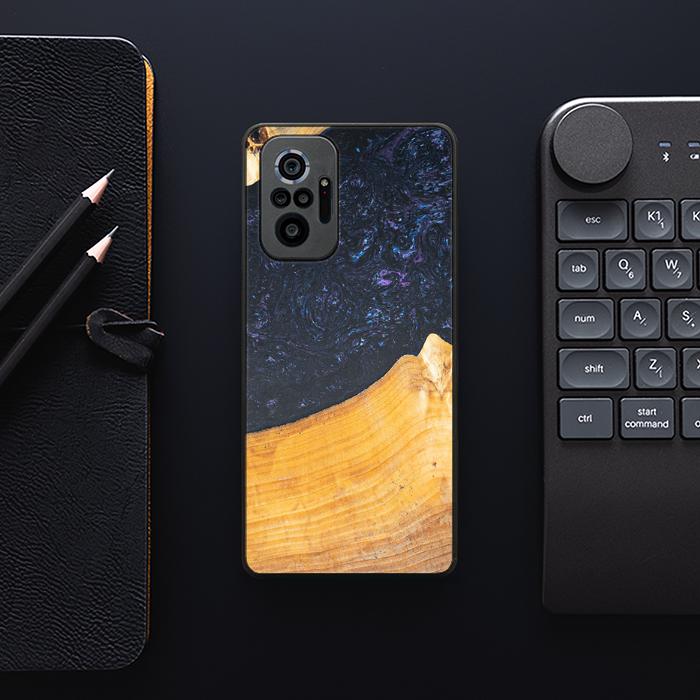 Xiaomi REDMI NOTE 10 Pro Handyhülle aus Harz und Holz - Synergy#F37