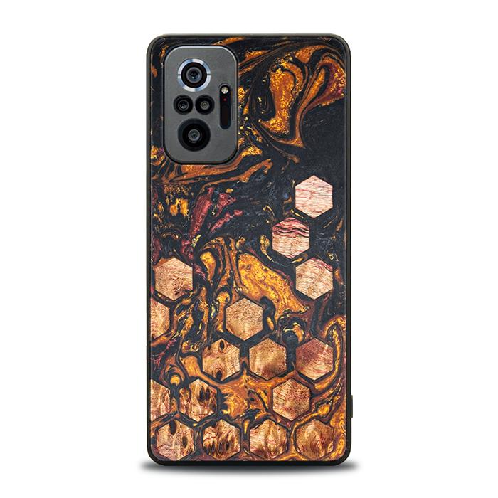 Xiaomi REDMI NOTE 10 Pro Handyhülle aus Harz und Holz - Synergy#F38