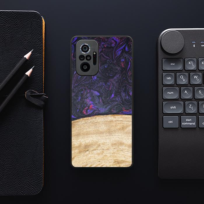 Xiaomi REDMI NOTE 10 Pro Handyhülle aus Harz und Holz - Synergy#F7