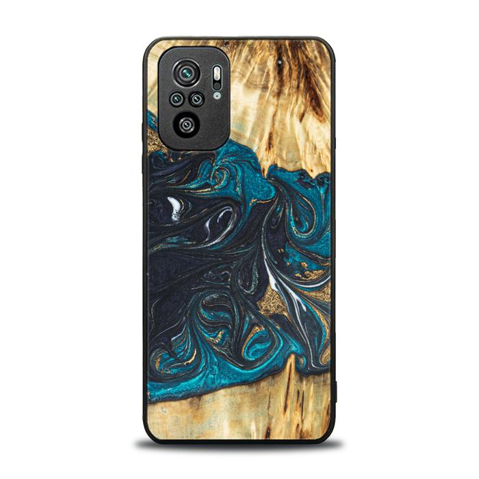 Xiaomi REDMI NOTE 10 Handyhülle aus Harz und Holz - SYNERGY#E1