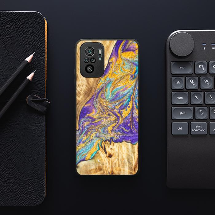 Xiaomi REDMI NOTE 10 Resin & Wood Phone Case - SYNERGY#E2