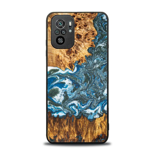 Xiaomi REDMI NOTE 10 Handyhülle aus Harz und Holz - Synergy#E17