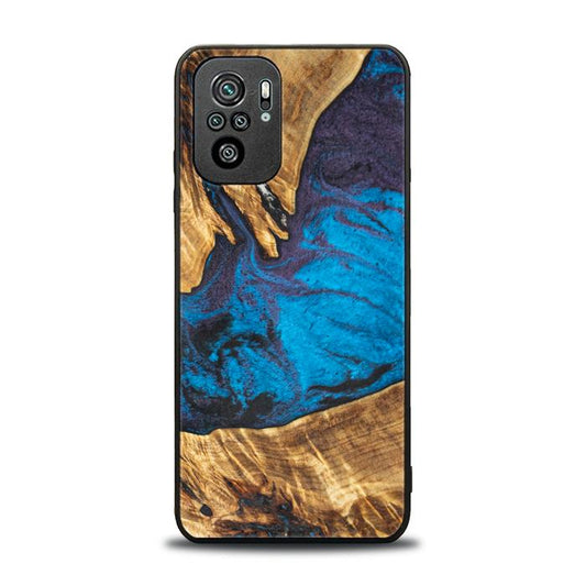 Xiaomi REDMI NOTE 10 Handyhülle aus Harz und Holz - Synergy#E21