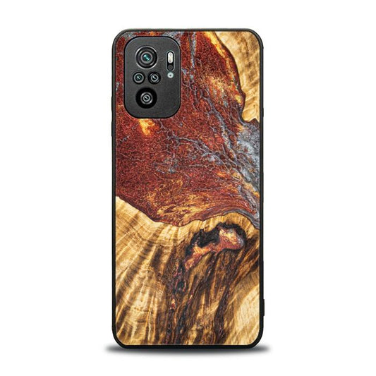 Xiaomi REDMI NOTE 10 Handyhülle aus Harz und Holz - Synergy#E9