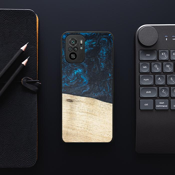Xiaomi REDMI NOTE 10 Handyhülle aus Harz und Holz - Synergy#F17
