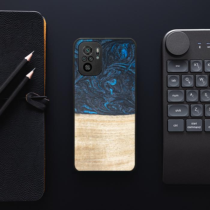 Xiaomi REDMI NOTE 10 Handyhülle aus Harz und Holz - Synergy#F19