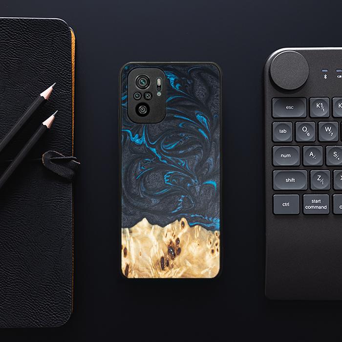 Xiaomi REDMI NOTE 10 Handyhülle aus Harz und Holz - Synergy#F21