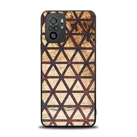 Xiaomi REDMI NOTE 10 Handyhülle aus Harz und Holz - Synergy#F22