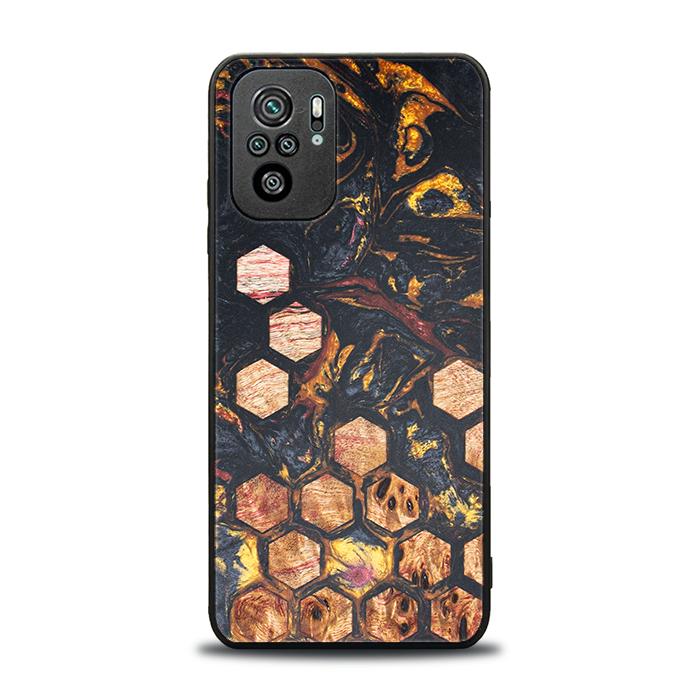 Xiaomi REDMI NOTE 10 Handyhülle aus Harz und Holz - Synergy#F26