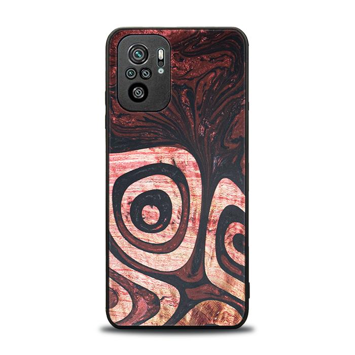 Xiaomi REDMI NOTE 10 Handyhülle aus Harz und Holz - Synergy#F32