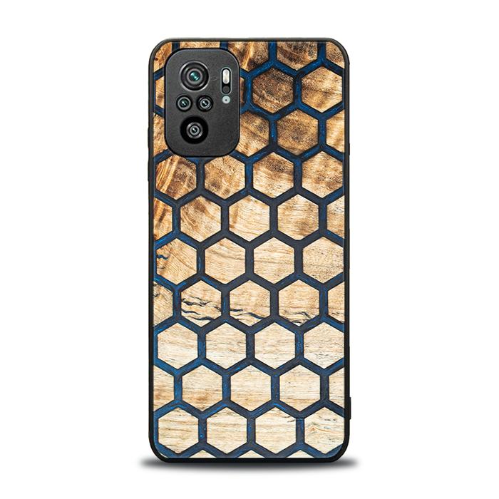Xiaomi REDMI NOTE 10 Handyhülle aus Harz und Holz - Synergy#F36