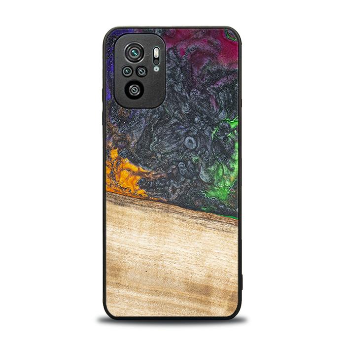 Xiaomi REDMI NOTE 10 Handyhülle aus Harz und Holz - Synergy#F8