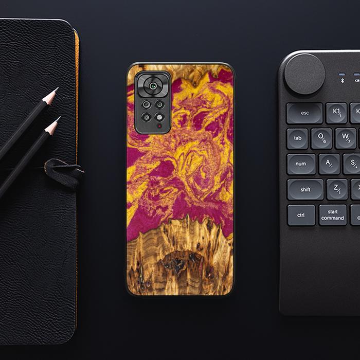 Xiaomi REDMI NOTE 11 Pro / 11 Pro 5G Resin & Wood Phone Case - Synergy#E11