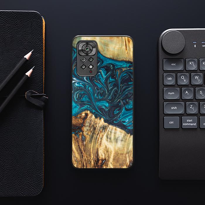 Xiaomi REDMI NOTE 11 Pro / 11 Pro 5G Resin & Wood Phone Case - Synergy#E12